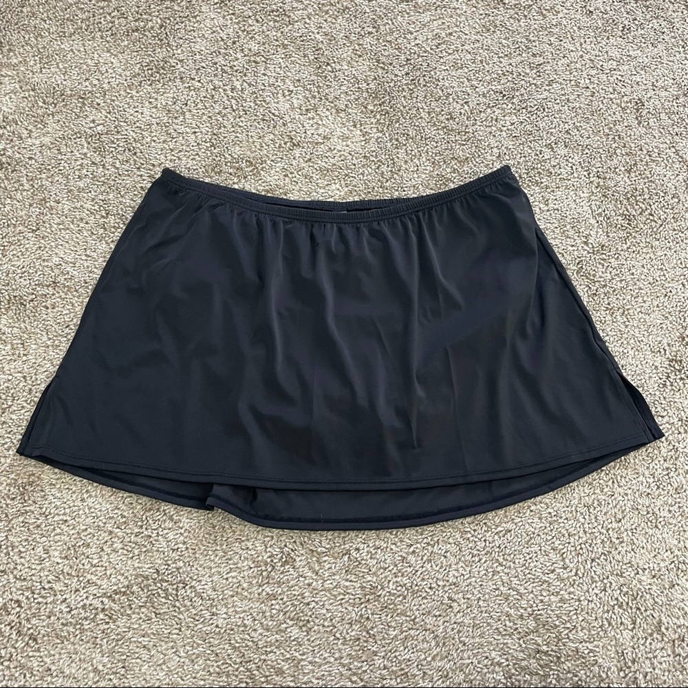 Cocos Swim Skirt Bottom Black Size 16